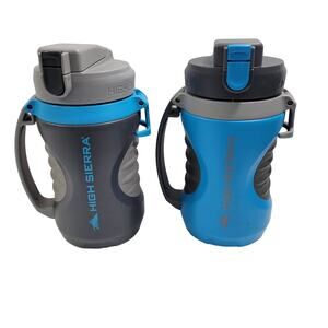 High Sierra Blue & Gray 64 Oz. Cold Water Jug Set of 2   121623-2M6